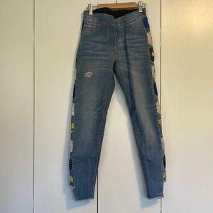 Embroidered jeans